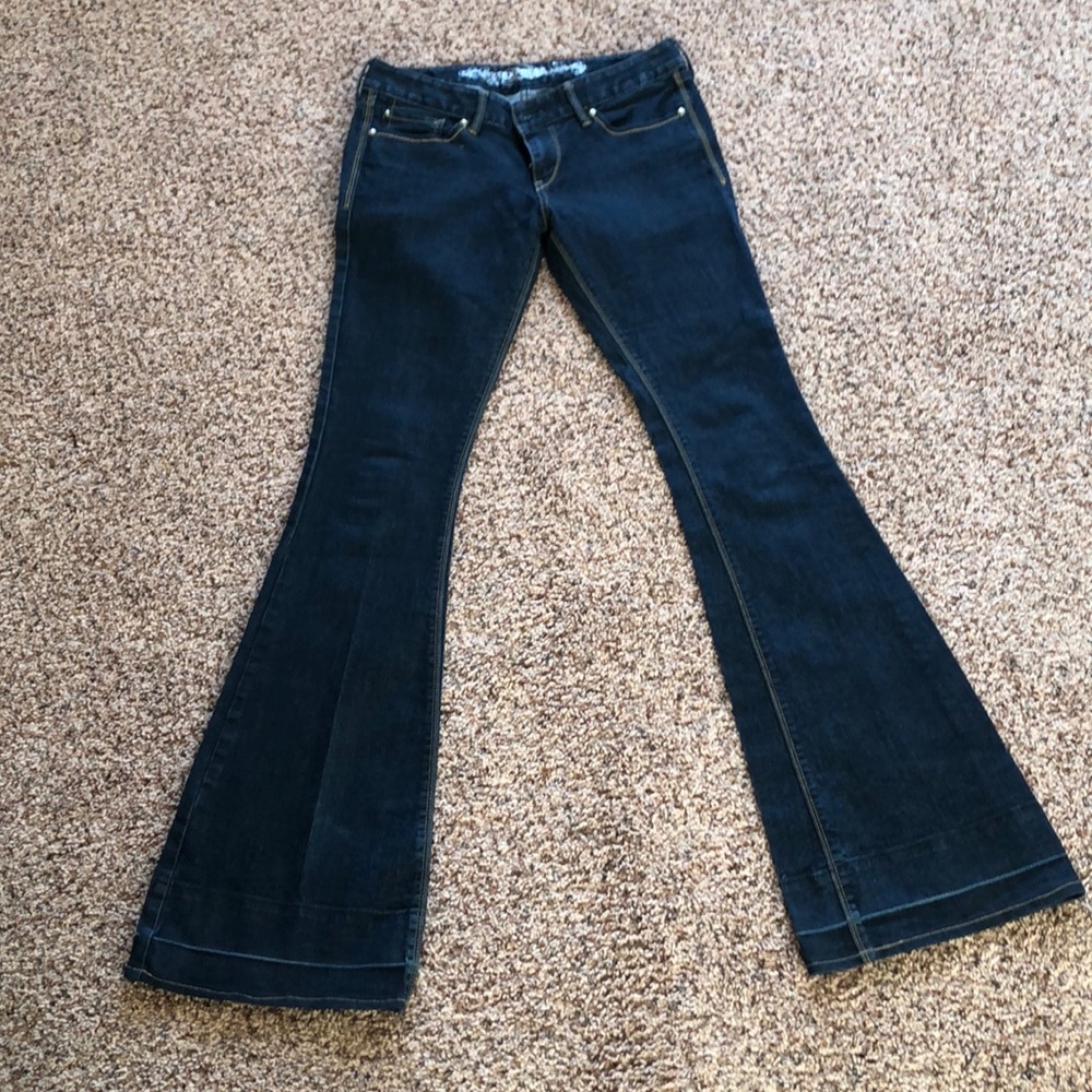 Express flare low rise jean